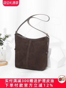 Leather Shoulder Bag Womens Casual Crossbody Bag Soft Cowhide Leather Large Capacity Single Strap Fashionable Daily Use