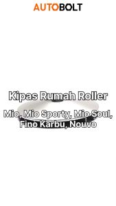 Kipas Lawan Rumah Roller Fino Karbu & Nouvo & Mio Lama Sporty Soul Gigi Gear Gir Roler Loler Face Drive