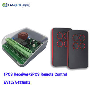 Wireless Garage Door Controller Switch Rolling Shutter Tubular Motor Controller 433Mhz RF Receiver Transmitter