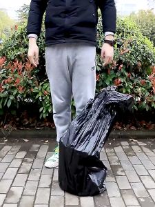 Bao Nilon Đóng Hàng Đựng Rác Túi Bóng Đen kích thước 55x65cm