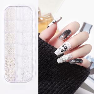 MONLEYTA | Super Shiny Mixed Flat Bottom Nail Diamond Decorations Zodiac Grid Manicure Accessories Small Rhinestone Decorations