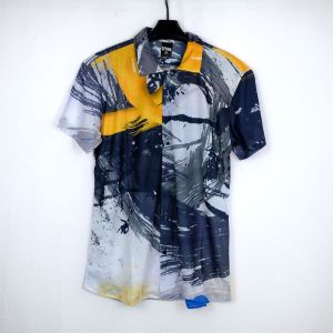 KEMEJA PRIA/WANITA/SPOON/BAHAN KATUN KAOS/MOTIF ABSTRAK