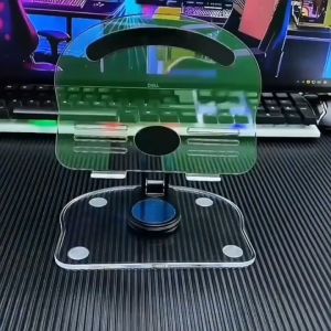 ที่วางมือถือรุ่น KF-Z11 หมุนได้ 360 องศา แท็บเล็ตพับได้ โปร่งใส แข็งแรง ทนทาน ตั้งได้ นอนได้ พร้อมซิลิโคนป้องกันทุกส่วน