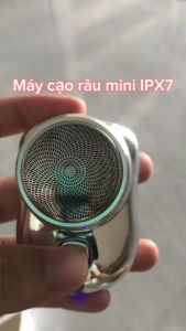 Máy cạo râu mini 6 lưỡi kép tự mài dao cạo râu điện chống nước IPX7 nhỏ gọn bỏ túi
