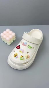 Bộ 14 Sticker Charm 3D chủ đề bọ cánh cứng Mayto gắn Dép Cross Dép Sục Cá Sấu JB-174
