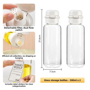SP SAUCE | Food-Grade Anti-Leakage Moisture-Proof Condiment Dispenser Bottle