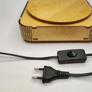 Rotary display rotating table meja putar kayu live video foto 20x20