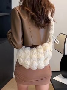 Carlyn Sling Bag Velvet Tas Carlyn Bag Korea Import Puffy Cozy Jennie Bag Tas Selempang Wanita SB015 VELVET