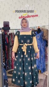 Gamis Susun Hesti Bahan Rayon Muslimah