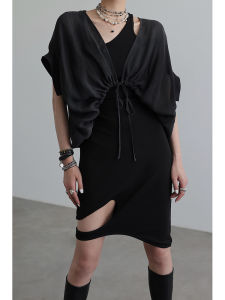 เสื้อเชิ้ตแขนสั้นผ้าฝ้ายผสมคอวีแขนสั้นสไตล์ลำลองสำหรับฤดูร้อน ทรงหลวม ความหนาปกติ ผลิตจากจีน