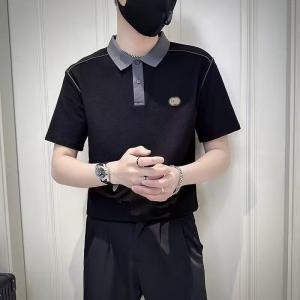 Áo Thun Nam Mùa Hè Cổ Polo Tay Ngắn Rộng Rãi Phong Cách Thường Ngày Đa Năng Phong Cách Hàn Quốc Hợp Thời Trang Rộng Rãi