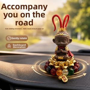 JOYCS | Adorable Rotating Dasihei Buddha Car Ornament