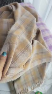 Khăn Choàng Cổ Bằng Vải Cashmere Kẻ Sọc Mùa Đông Dành Cho Nữ Có Tua Rua Khăn Choàng Cổ Thời Trang Dành Cho Nữ Hijab Khăn Tay Cổ Điển Sang Trọng Khăn Trùm Đầu Cổ Điển