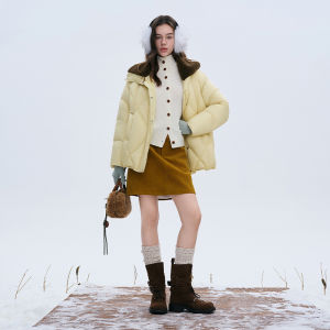 DUSHU | Plus Size Warm Quilted Down Coat