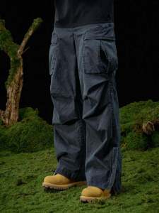 TANOXI P312 กางเกงลําลองผู้ชายผ้าฝ้าย Lycra Snowflake Wash สําหรับเยาวชนกลางเอวขาตรงหลวมสไตล์แฟชั่นอินเทรนด์