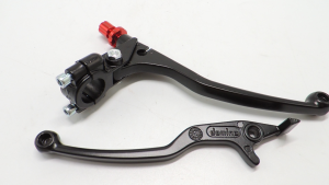 ก้านเบรค โดมิโน่และครัช  ชุดมือเบรค+มือครัช L/R ซ้าย-ขวา (1 คู่) สำหรับ Msx Sonic Tena Nova Dash LS Wave งาน 5A