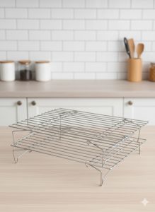 Cooling Rak Susun 3 Alas pendingin kue bisa dilipat