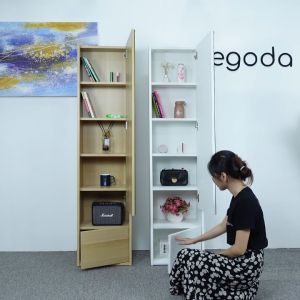 [Giao Ngoài HCM] Tủ Trang Điểm Decor Có Gương Soi Toàn Thân Đứng Hack Dáng Đẹp 2 Cánh Mở Cao 165cm KEGODA KGD43