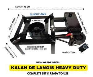 Kalan De Langis Heavy Duty Bluish Flame/ Kalan De Blower/Single Burner/Single Stove/Used Oil Stove/Used Oil Kalan/