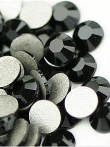 [1440 PCs] Domestic Bottoming Drill International Trade AA Grade Jet Black Nail Beauty Rhinestone Mobile Phone Stick-on Crystals Clothes Shoes Diamond