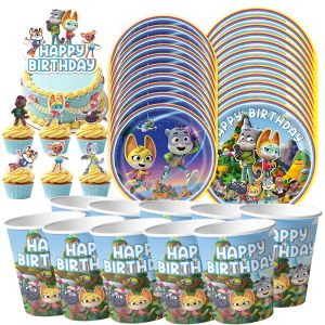Takara Tomy | Creature Cases Birthday Decorations Party Favors Stickers Poster Balloons Backdrop Banner Cake Decoration Baby Showe Gift Toys