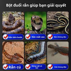 MONLEYTA | Sử dụng ngoài trời lâu dài chống mưa thuốc chống rắn thuốc diệt rắn mạnh mẽ Sulfur Yellow Bear Effect Hạt mưa phòng chống rắn