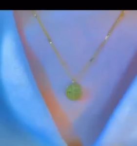 Kalung Titanium Wanita Anti Karat Selamanya / Kalung Titanium Plus Liontin Bulat Aksesoris Perhiasan