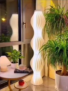 โคมพื้น โคมไฟตั้งพื้น floor lamp 3 สีสามารถปรับความสว่างได้ ห้องนั่งเล่นและห้องนอน ตกแต่ง