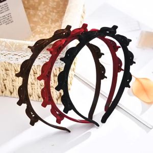 ALENADAY - Bando 2in1 Bondu Jepit Rambut Fashion Korea Anak Perempuan Motif Beludru Premium BND03