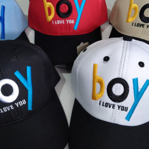 Topi baseball anak bordir boy umur 2 6tahun bordir nama