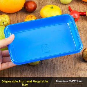 Disposable Bulk Plastic Flat Square Food Tray
