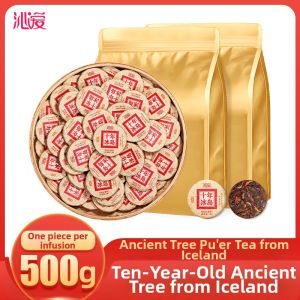 Aged Puerh Tea Ripe Yunnan Ancient Tree Tea