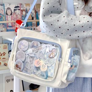 LUSUO | Large Capacity Transparent Casual Shoulder Bag