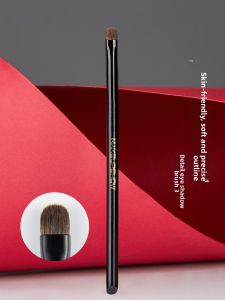 Makeupshow Small Size Soft Bristle Eyeshadow Blending Brush Detail Eye Liner Brush Long Handle Black Matte Series for All Skin Types