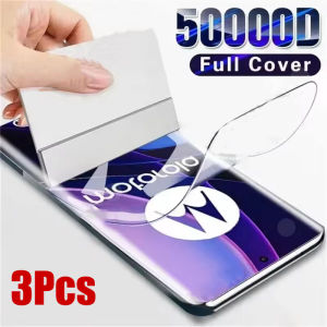 3Pcs Hydrogel Film For Motorola Moto G04s G04 G14 G24 G34 G54 G64 G84 Power G Play 2024 Full Cover Screen Protector