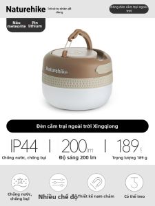 NatureHike | Đèn Lồng Trại Ngoài Trời Dùng trong Tình Huống Khẩn Cấp Bền Lâu