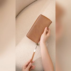Ví Lata (Thời trang nữ dáng cầm tay dáng dài - Ví da VN58)