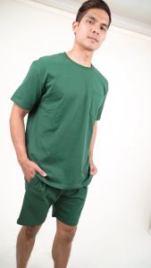 Forest Premium Cotton Boxy Cut Oversized Tee / Short Pants Men Comfy Lounge Wear - 621322 / 665082