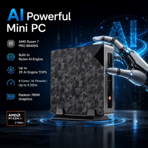 ABEX Mini ONE | AI Desktop PC | AMD Ryzen 7 Processor | 32GB RAM 1TB SSD | Office Work Home Student | Radeon 780M Graphics | SG Local Brand