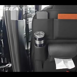 SEAMETAL Car Back Seat Multi Pockets Organizer Hanging Holder Storage Bag Backseat