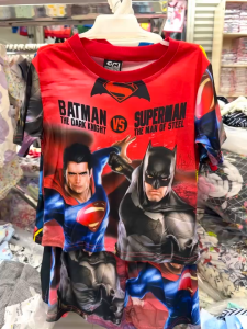 COCO Baby & Kids Character/Superman Terno T Shirt+Shorts For Boys Set - Perfect for Summer