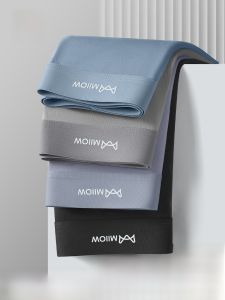 MiiOW | Mens Cotton Underwear Breathable Boxer Shorts Antibacterial Large Size Comfortable Briefs Youth Fashion Mid Waist Design