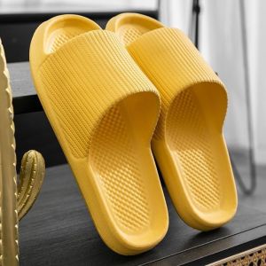 Female home Slippers indoor guest spring summer non-slip silent no smelly feet couple bathroom bath male