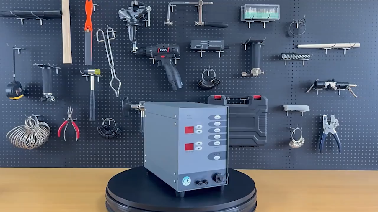 PHYHOO Stainless steel welding handle+pedestal for conjunction with high-power welding machines