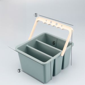 Multi-Functional Art Painting Brush Washer Tub for Watercolors Acrylics Oil Paints Calligraphy Stationery Cultural Gifts