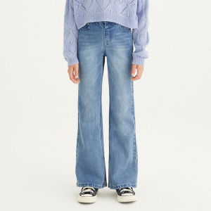 LOVESASAKIDS | Soft Xinjiang Cotton Stretch Flared Denim Jeans