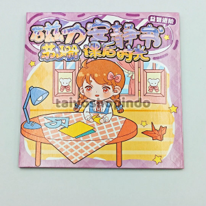 TAIYO DIY Magnetic Quiet Book Girl Besar Karakter Magnet Paper Doll Sticker Stiker Buku Kerajinan