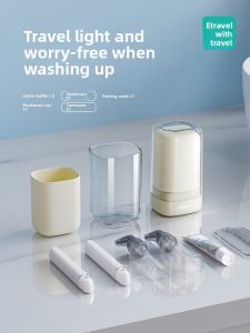 eTravel | Portable Travel Toothpaste Toothbrush Kit with Wash Cup