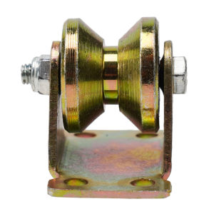 Sliding Door Pulley V-shaped Groove Wheel Rigid Caster For Inverted Track Sliding Gate Roller Wheel Bearing Rollers