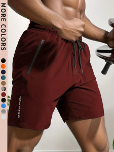 Mens Bottoms for Summer Gym Workout Running CyclingQuick Drying Breathable Drawstring Waist Sports Shorts 2-0428